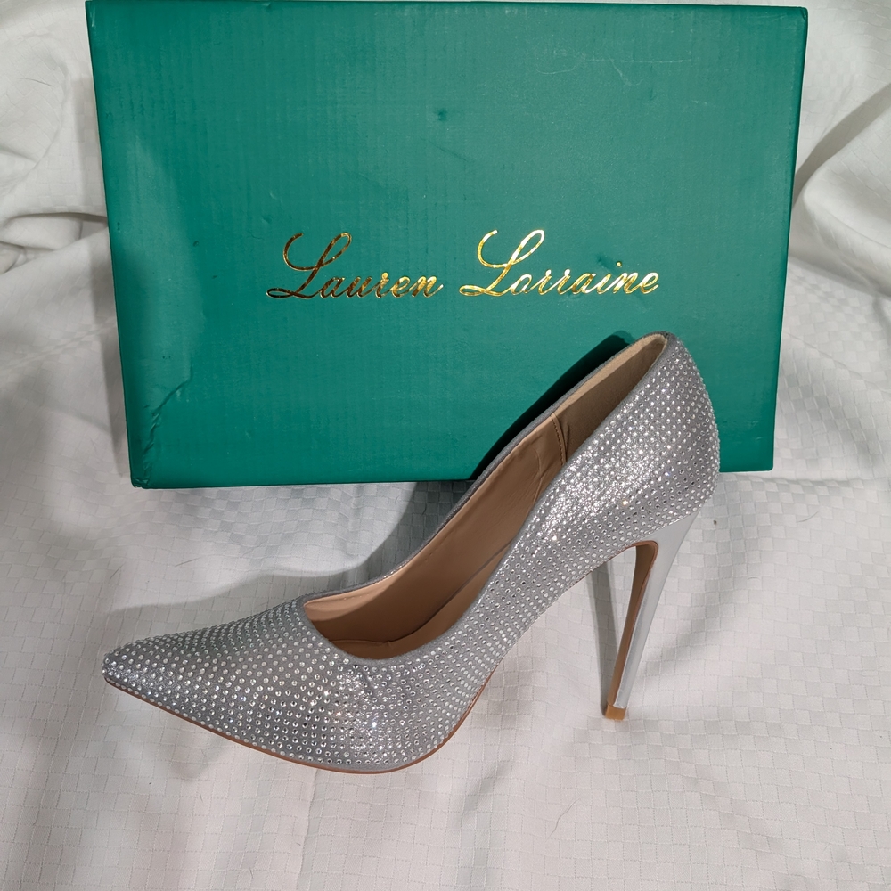 Lauren Lorraine Silver Women's Shoes